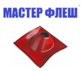 Манжета кровельная угловая ПРОФИ "Мастер Флеш" № 2 (180-280) СИЛИКОН красная