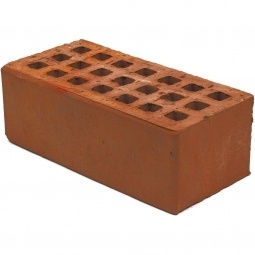 Кирпич керамический рядовой пустотелый утолщенный 250×120×88 Кушва