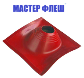 Манжета кровельная угловая ПРОФИ "Мастер Флеш" № 2 (180-280) EPDMп красная