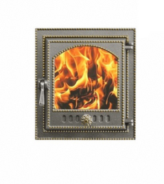 Дверка ВЕЗУВИЙ каминная 210 (Бронза)
