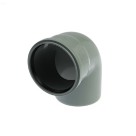 Отвод серый D 110 90гр. FLEXTRON 1/15
