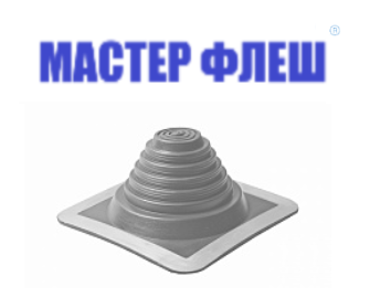 Манжета кровельная прямая "Мастер Флеш" № 3 (6-102) EPDM серая фото 1