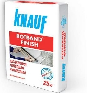 Шпатлевка КНАУФ гипсовая Ротбанд-финиш 25 кг фото 1