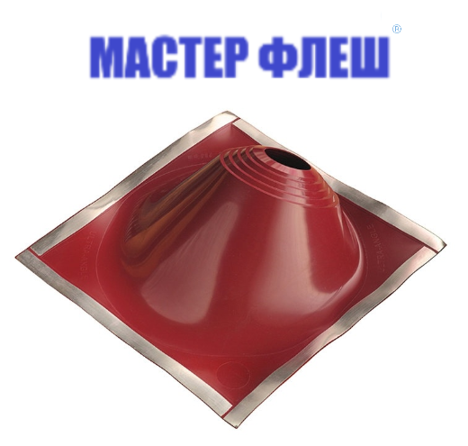 Манжета кровельная угловая УЛЬТРАУГОЛ "Мастер Флеш" № 2  (125-280) EPDM красная фото 1