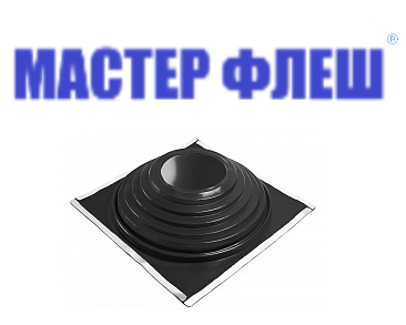 Манжета кровельная комби "Мастер Флеш" № 11 (585-100) EPDMп черная фото 1