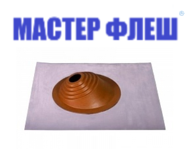 Манжета кровельная угловая "Мастер Флеш" № 1 (75-200) EPDM коричневая фото 1