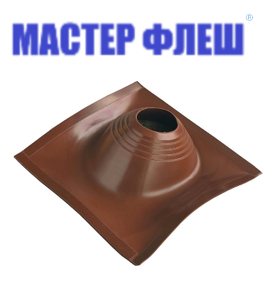 Манжета кровельная угловая ПРОФИ "Мастер Флеш" № 2 (180-280) EPDMп коричневая фото 1