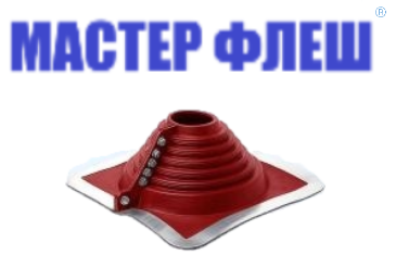 Манжета кровельная разрезная "Мастер Флеш" № 4 (75-160) EPDM красная фото 1