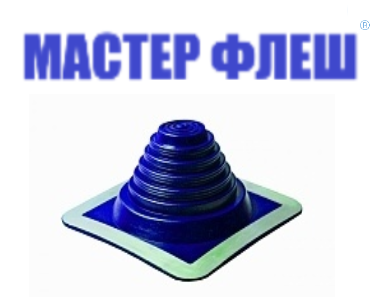 Манжета кровельная прямая "Мастер Флеш" № 3 (6-102) СИЛИКОН синяя фото 1