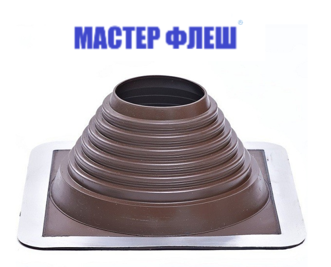Манжета кровельная прямая "Мастер Флеш" № 5 (102-178) EPDM коричневая фото 1