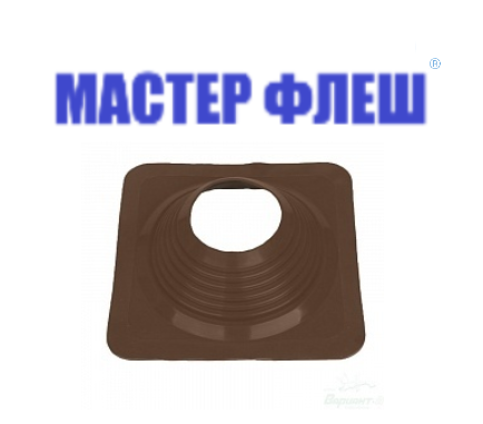 Манжета кровельная комби "Мастер Флеш" № 8 (175-330) EPDMп коричневая фото 1