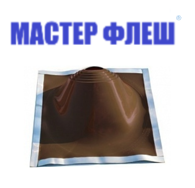 Манжета кровельная угловая УЛЬТРАУГОЛ "Мастер Флеш" № 2  (125-280) EPDM коричневая фото 1