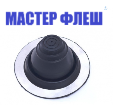 Манжета кровельная прямая "Мастер Флеш" № 1 (6-50) EPDM черная фото 1