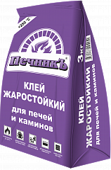 Клей жаростойкий для печей и каминов "Печникъ" 3,0 кг фото 1