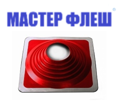 Манжета кровельная прямая "Мастер Флеш" № 9 (254-502) EPDMп красная фото 1