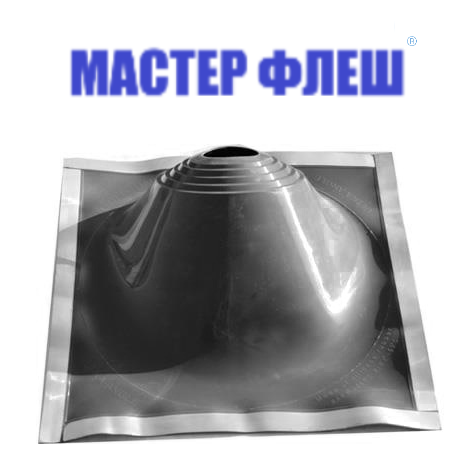 Манжета кровельная угловая УЛЬТРАУГОЛ "Мастер Флеш" № 2  (125-280) EPDM серая фото 1